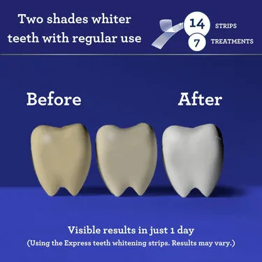 34369 whitening strips usage