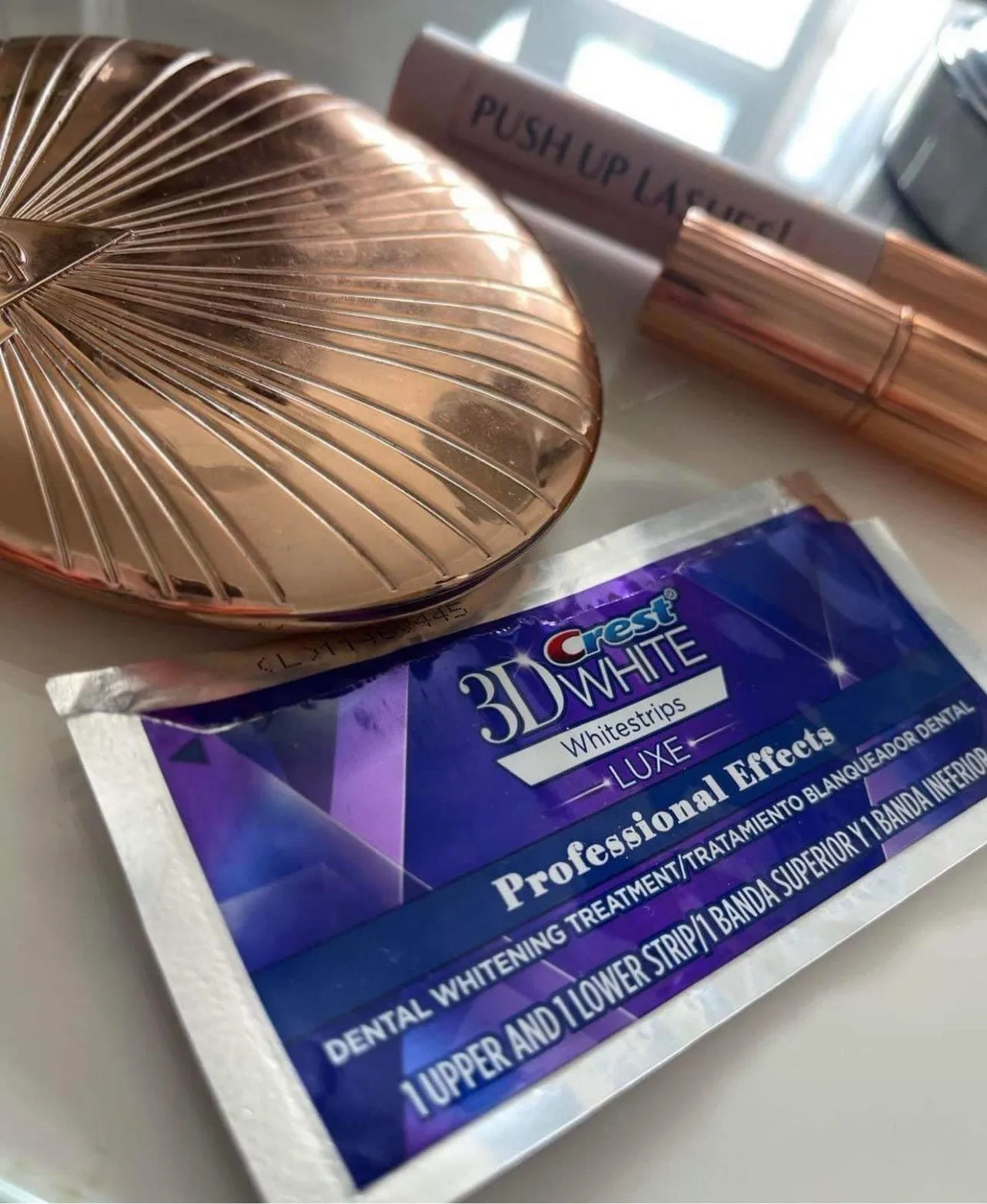 34392 crest whitening strips application