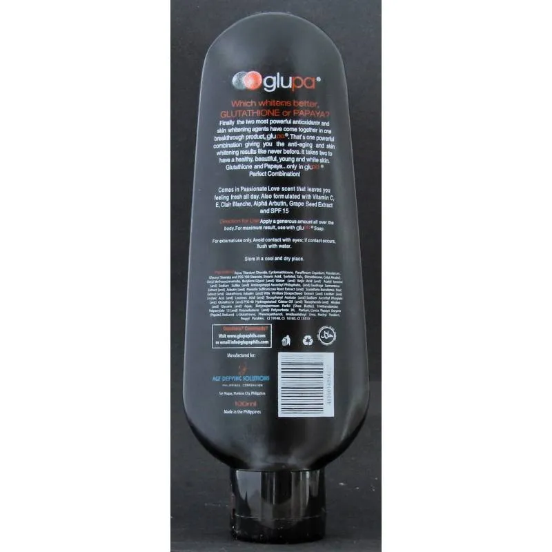 34434 glupa lotion packaging